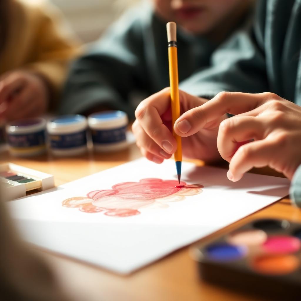 Watercolour painting